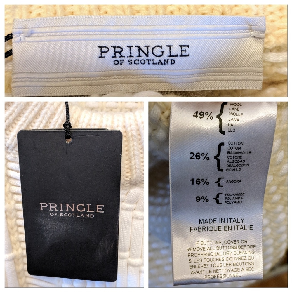 Pringle of Scotland Natural Jacquard Knit Sweater - Picture 7 of 8